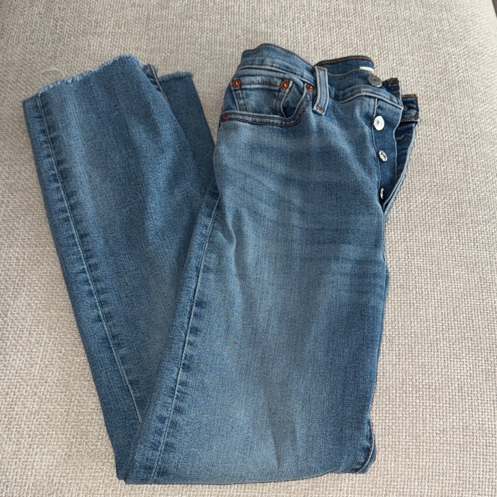Levi's Blue Straight Leg Women's Jeans